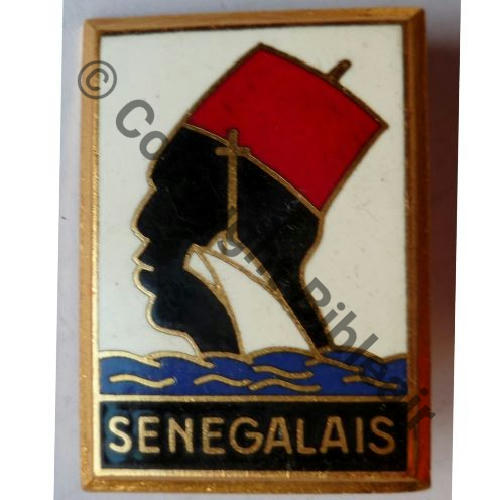 SENEGALAIS  ESCORTEUR SENEGALAIS 1944.64  A.AUGIS LYON 1Lig Dos lisse irreg Src.france.militaria MAP14Eur